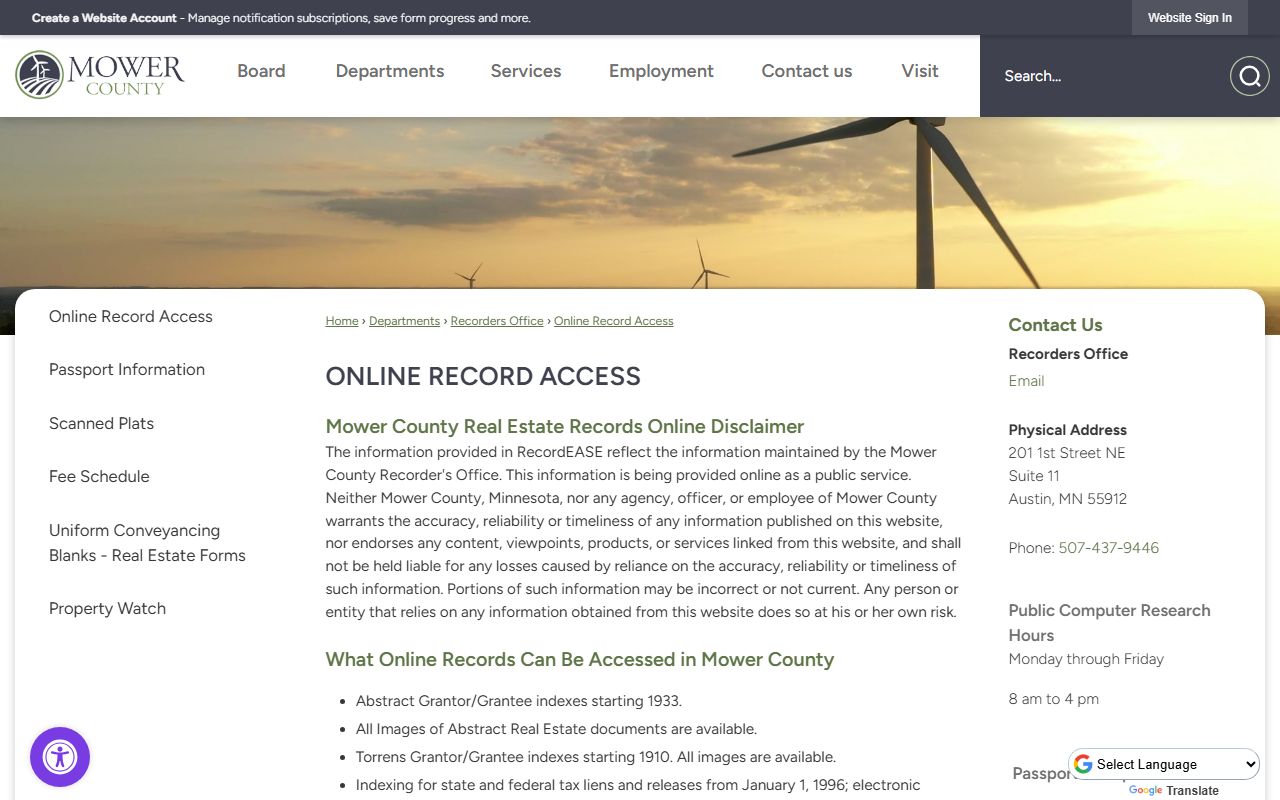Mower County Court Administrator records compared with RecordEASE online records