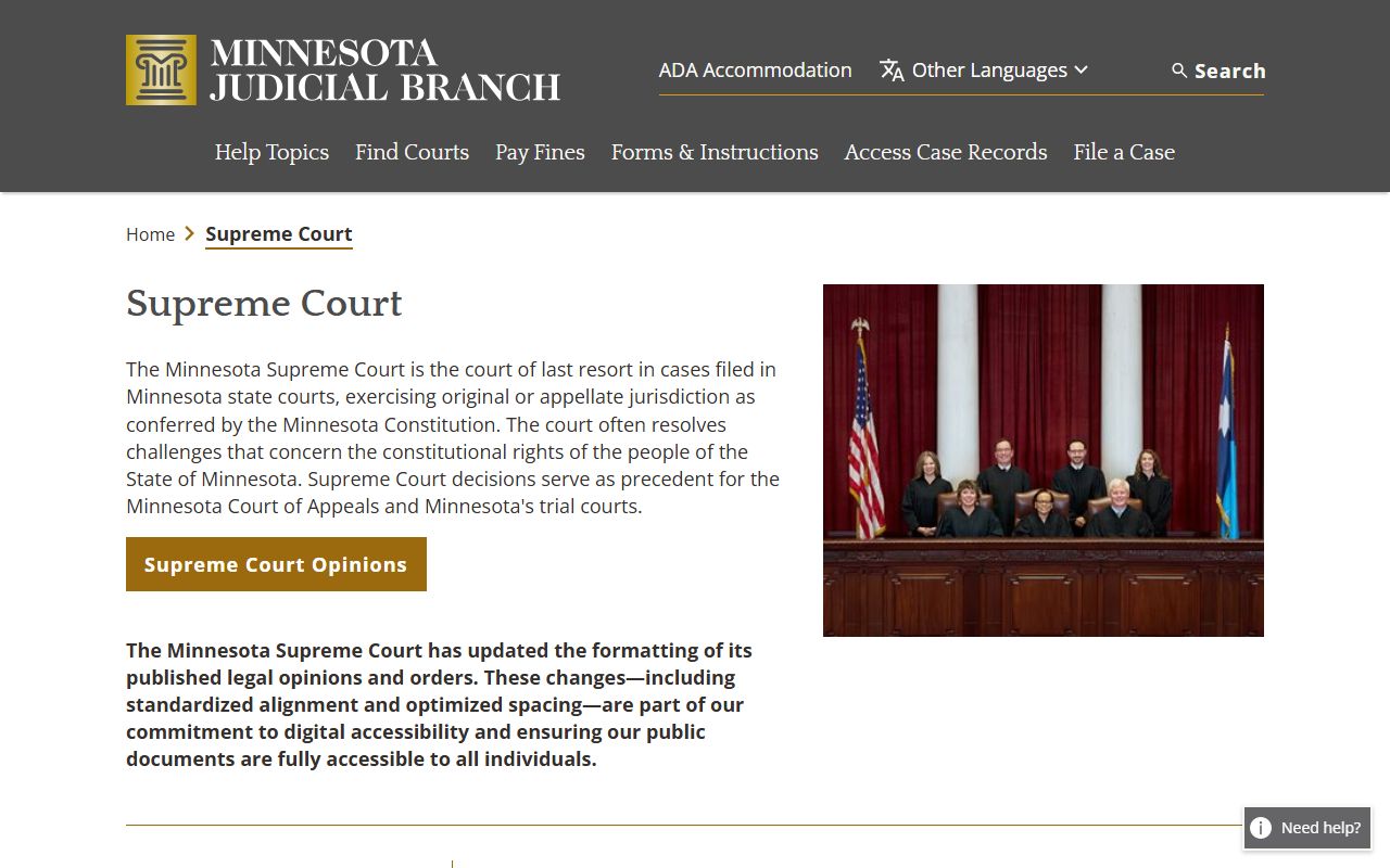 Mower County District Court appeal route to Minnesota Supreme Court